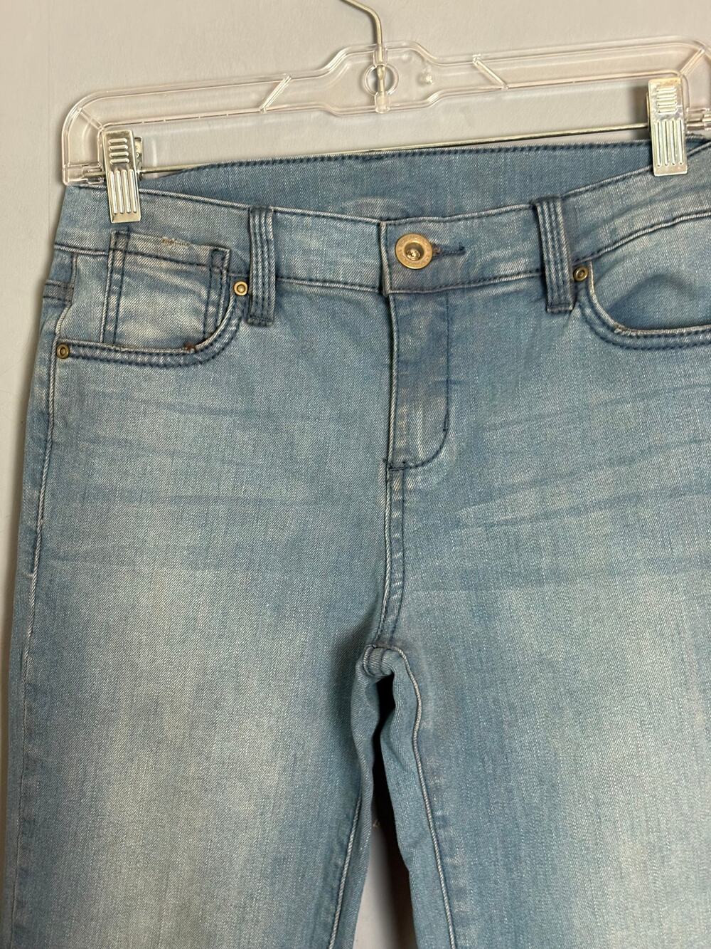 BCBG Max Azria Womens Blue Wash Denim Jeans Size 27